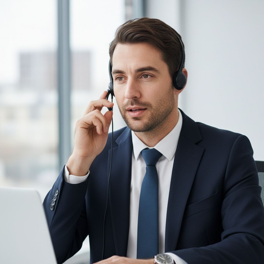 truck dispatcher on phone