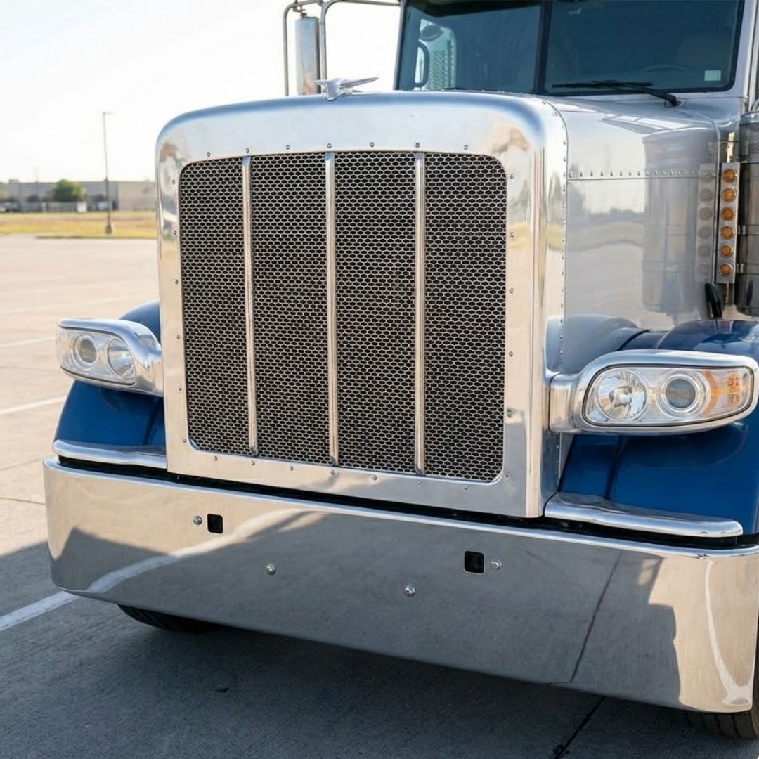 A custom semi-truck showcasing equipment choice for owner operators.