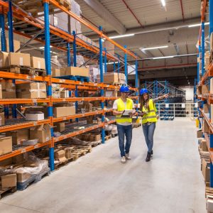 image of people in a warehouse